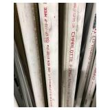 1 IN X 10FT, SCHED 40 WHITE PIPING