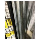 8 PIECES, ASSORTED METAL PIPING