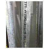 8 PIECES, ASSORTED METAL PIPING