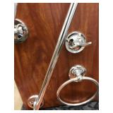 DISPLAY BOARD, TOWEL HANGERS