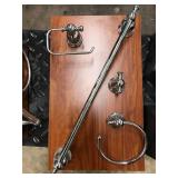 DISPLAY BOARD, TOWEL HANGERS