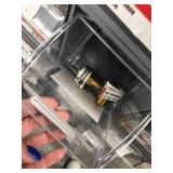 66 BIN CABINET WITH ASSORTED ITEMS