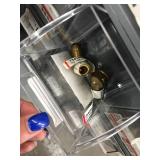 66 BIN CABINET WITH ASSORTED ITEMS