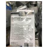 ASSORTED ELECTRICAL BOXES AND OUTLET COVERS