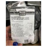 ASSORTED ELECTRICAL BOXES AND OUTLET COVERS