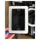 ASSORTED BLACK OUTLET BOXES