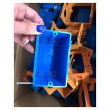 ASSORTED BLUE OUTLET BOXES