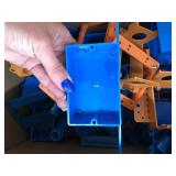 ASSORTED BLUE OUTLET BOXES