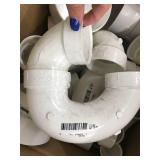 ASSORTED WHITE PVC PARTS