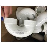 ASSORTED WHITE PVC PARTS