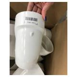 ASSORTED WHITE PVC PARTS