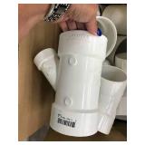 ASSORTED WHITE PVC PARTS