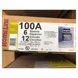 SQUARE D CIRCUIT BREAKER LOAD CENTER BOX