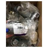 ASSORTED GALVANIZED PIPE PARTS