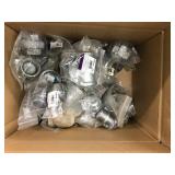 ASSORTED GALVANIZED PIPE PARTS