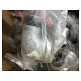 ASSORTED GALVANIZED PLUMBING PARTS