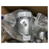 ASSORTED GALVANIZED PLUMBING PARTS