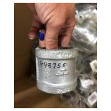 ASSORTED GALVANIZED PLUMBING PARTS