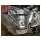 ASSORTED GALVANIZED PLUMBING PARTS