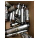 ASSORTED GALVANIZED STEEL PLUMBING ITEMS