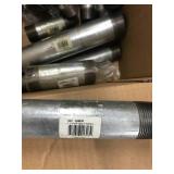 ASSORTED GALVANIZED STEEL PLUMBING ITEMS