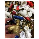 ASSORTED PLUMBING SHUT OFF VALVES