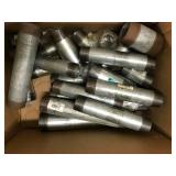 ASSORTED GALVANIZED STEEL PLUMBING ITEMS