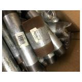 ASSORTED GALVANIZED STEEL PLUMBING ITEMS