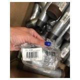ASSORTED GALVANIZED STEEL PLUMBING ITEMS