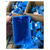 BLUE OUTLET BOXES