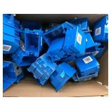 BLUE OUTLET BOXES