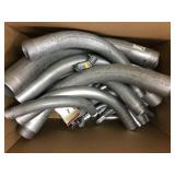 GALVENIZED PIPING, ASSORTED SIZES