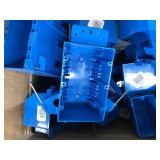 BLUE ELECTRICAL OUTLET BOXES