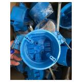 BLUE ELECTRICAL ROUND BOXES
