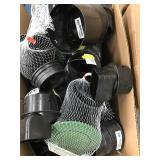 BLACK PLASTIC PLUMBING ITEMS