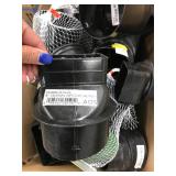 BLACK PLASTIC PLUMBING ITEMS