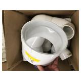 ASSORTED WHITE PVC PLUMBING PARTS