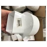 ASSORTED WHITE PVC PLUMBING PARTS