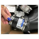 ASSORTED BLACK RUBBER PLUMBING PARTS