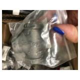 SMALL BOX OF ASSORTED GALVENIZED TEE