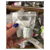 SMALL BOX OF ASSORTED GALVENIZED ITEMS