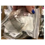 SMALL BOX OF ASSORTED GALVENIZED ITEMS