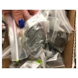SMALL BOX OF ASSORTED GALVENIZED ITEMS
