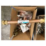 ASSORTED COPPER PLUMBING ITEMS