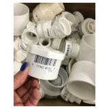 WHITE PVC ASSORTED PARTS