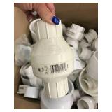 WHITE PVC ASSORTED PARTS
