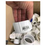 WHITE PVC ASSORTED PARTS
