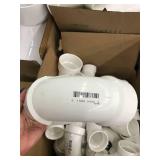 WHITE PVC ASSORTED PARTS