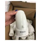 WHITE PVC ASSORTED PARTS