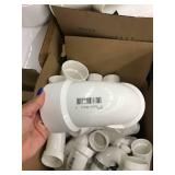 WHITE PVC ASSORTED PARTS